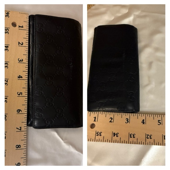 Gucci Black Leather Wallet with callouts - Picture 4 of 9